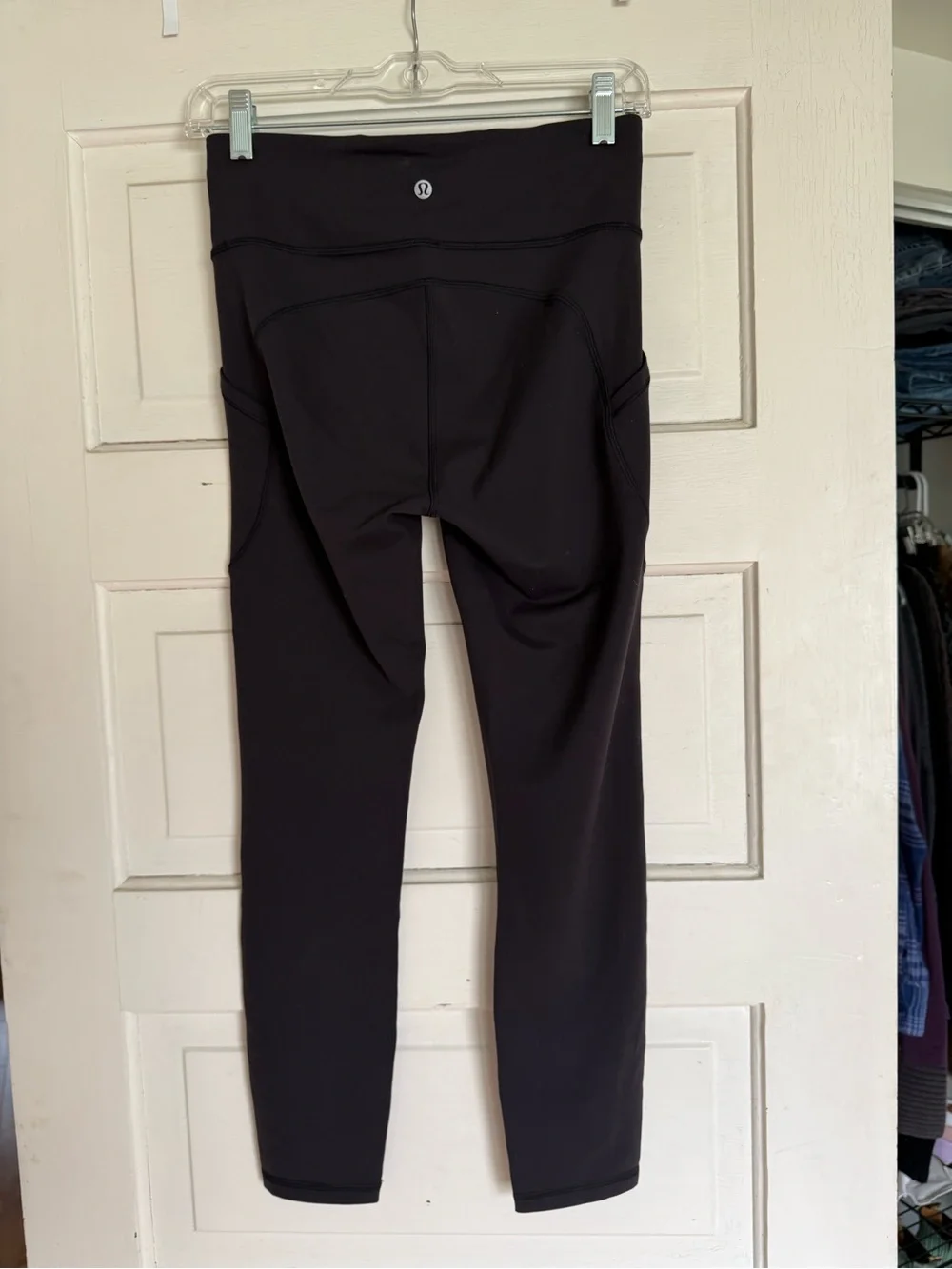 lululemon athletica Black High-Rise Leggings with Side Pockets